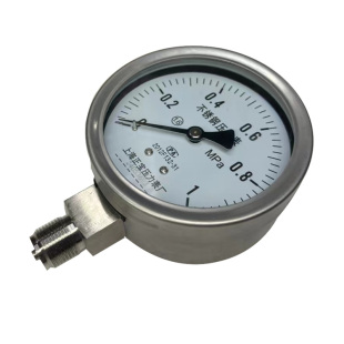 304全不锈钢压力表Y60BF防腐防锈Y100BF水压表气压表高温表蒸汽表