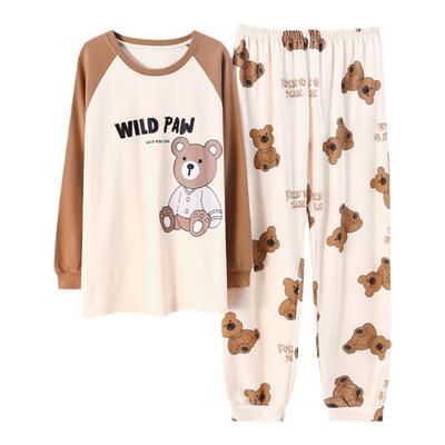 长袖纯棉学生时尚可出门家居服