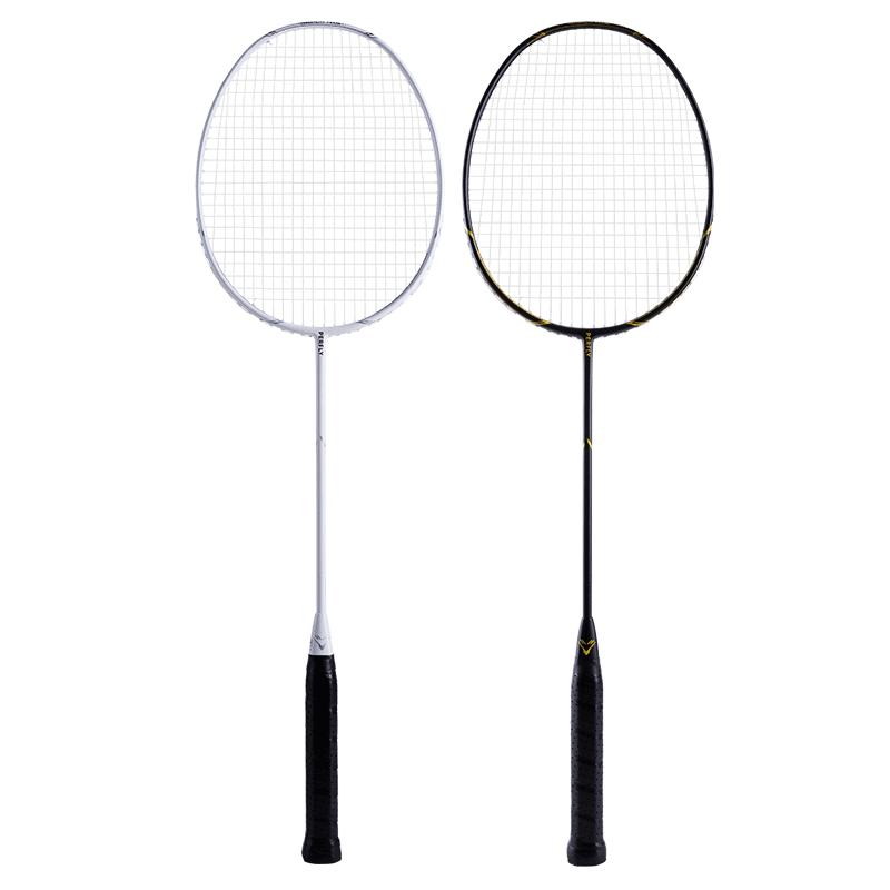 迪卡侬羽毛球拍正品全碳素单拍羽毛球套装轻拍学生球拍羽毛拍IVE1