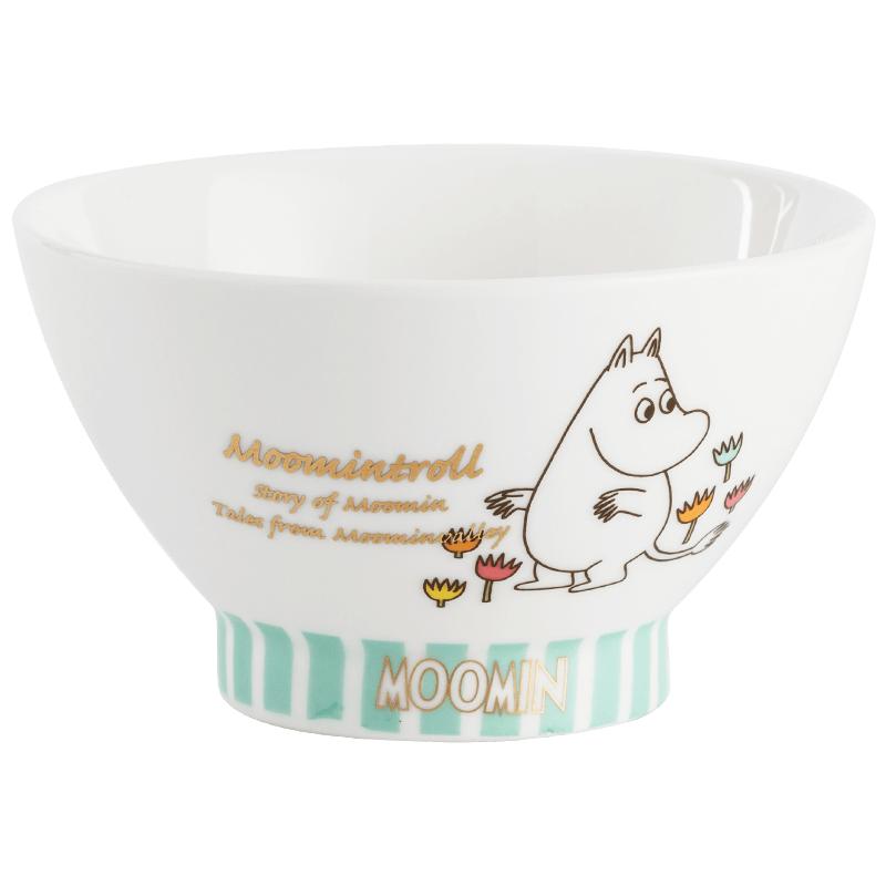 Moomin芬兰姆明亚美餐具陶瓷碗北欧风碗沙拉碗勺子汤勺盘子杯饭碗