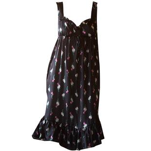 Gukoo/果壳睡裙礼物夏季设计师联名24年新款真丝女士家居服吊带S