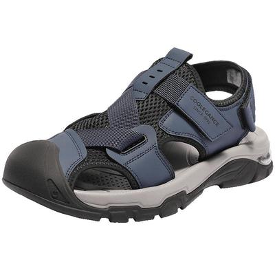 百丽男鞋透气休闲鞋子夏季户外运动凉鞋男士沙滩鞋A1474BL4