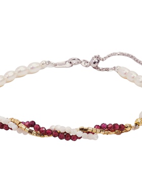 淡水珍珠手链女款2025新款饰品手链高级感轻奢小众配饰秋冬套装