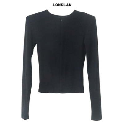LONSLAN 24WINTER 11/10 20:00NEW 拉链修身长袖打底T