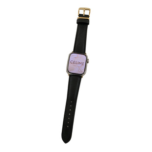 AWin|复古金扣皮iwatch表带适用苹果手表applewatch7891011SE通用
