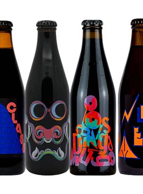 【欧米尼珀罗】笑脸首席陈酿月之狼人仙女座甜点世涛啤酒330ml