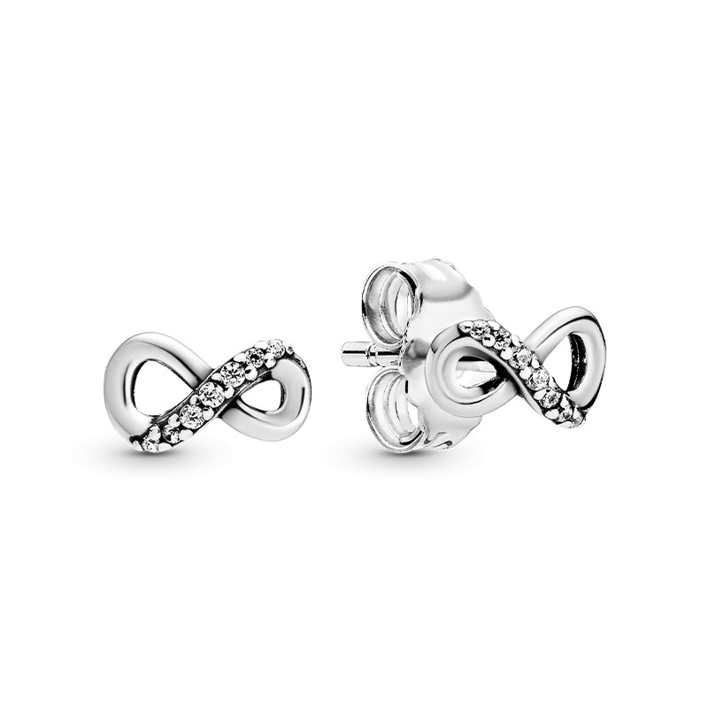 [新年礼物]Pandora潘多拉宇你闪耀耳钉闪亮永恒符号时尚精致