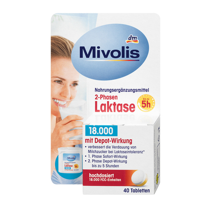 德国进口Mivolis乳糖酶片