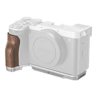 斯莫格适用索尼a7c2实木手柄sony A7C II底板摄影拍照底座A7CR兔笼相机硅胶手握取景器眼罩木头L型安装板配件