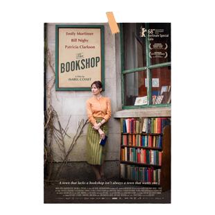 书店 The Bookshop电影海报宿舍卧室咖啡厅书房复古风墙贴装饰画