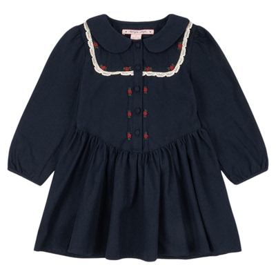 3件5折Little现货丹麦Konges Slojd秋冬FW25女宝连衣裙纱裙公主裙