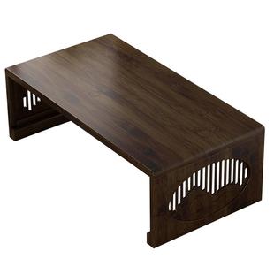 飘窗桌新中式写字书法桌培训班书画桌坐地矮桌可折叠榻榻米小桌子