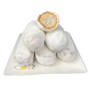 雪枣湖北湖南特产京果子白果传统手工糕点年货小吃零食白枣老式