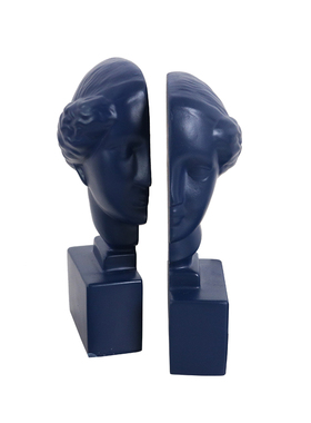 维纳斯蓝色头像样板间饰品装饰