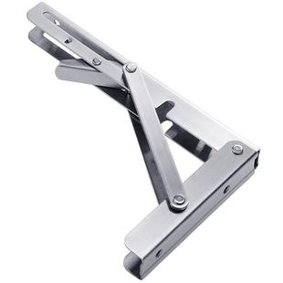 可折叠三角支架304不锈钢托架墙上隔板层板托置物架承重折叠架