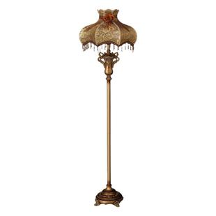 欧式落地灯美式复古轻奢古典大气客厅立式地灯书房卧室床头地台灯