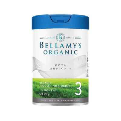 澳大利亚直邮bellamy's贝拉米白金版婴儿奶粉3段 800g 12-24个月