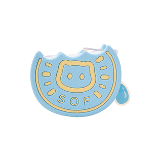 设绘人小猫饼干可爱零钱包小号硅胶收纳包猫咪玩偶包女生日礼物