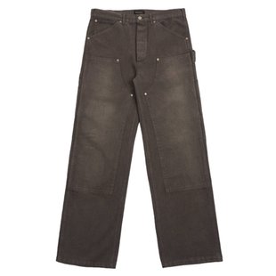 Far Archive 25fw 双膝伐木工装裤 做旧水洗磨白直筒裤vibe风韩