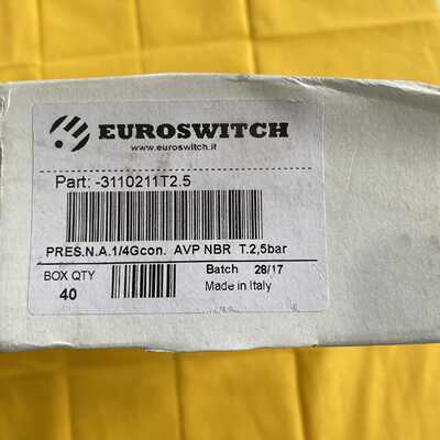 议价Euroswitch低压膜片式压力开关3110211T2.5/4820H16/1741V10h