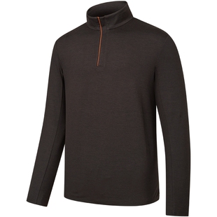 Saucony索康尼官方半拉链长袖T恤男运动休闲保暖舒适健身跑步上衣