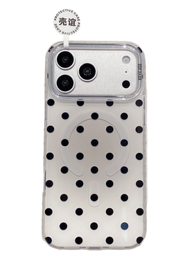 边框镶钻波点KEYICASE适用iphone苹果17promax轻奢16pro小众15气质14高级13女生包相机ai键双层IMD磁吸手机壳