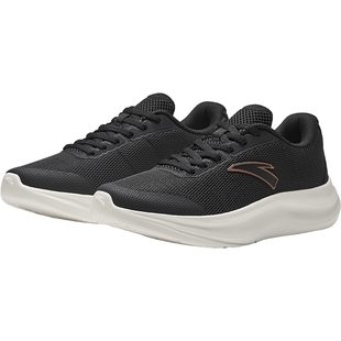 安踏运动鞋女款2026新款春季黑色轻便不累脚跑鞋女士休闲跑步鞋子