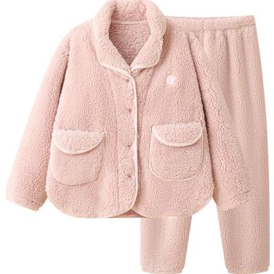 红豆儿童泡泡绒家居服套装