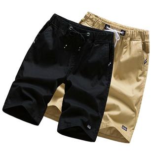 纯棉短裤男款夏季透气工装五分裤大码宽松运动七分裤子休闲大裤衩