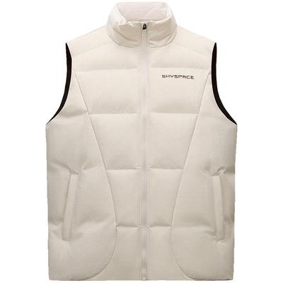 安踏美式复古羽绒服马甲男款外套