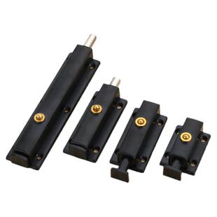 弹簧插销锁门卡扣不锈钢自弹插销按钮式卫生间木门窗门销电柜门锁