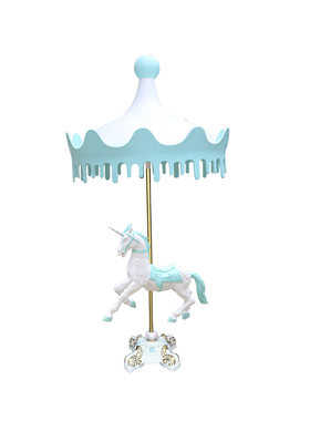 旋转木马顶棚雨伞美陈装饰摆件