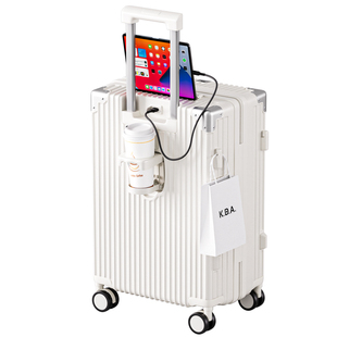 加厚耐用大容量行李箱拉杆箱新款男女旅行箱24寸学生密码箱登机