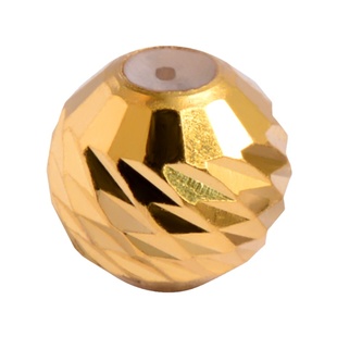 18k金定位珠硅胶项链黄金珍珠调节珠固定珠防滑diy隔珠散珠配件