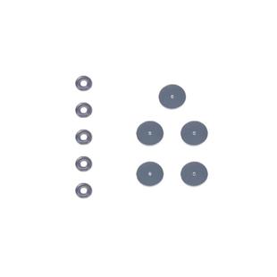 防增生小飞碟硅胶耳洞耳骨钉垫片脐钉耳钉唇钉舌钉内陷消除旗舰店