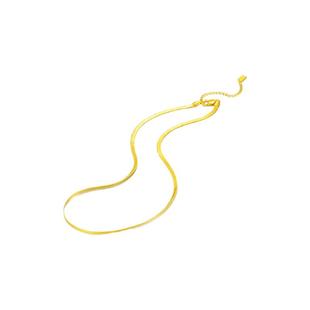 周大生DC百变灵蛇项链小众设计感灵蛇颈饰蛇骨链子送女友生日礼物