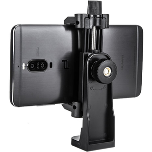 云腾手机夹通用相机三脚架云台转接自拍夹子三角架上的固定夹支架