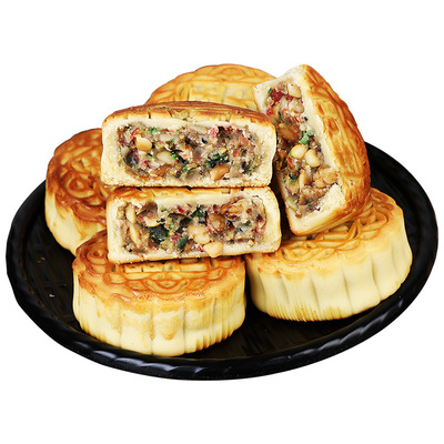 正宗老式五仁月饼多口味糕点零食