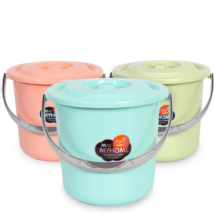 带盖水桶家用大容量沙滩桶塑料洗拖把桶洗衣洗澡桶手提储水收纳桶
