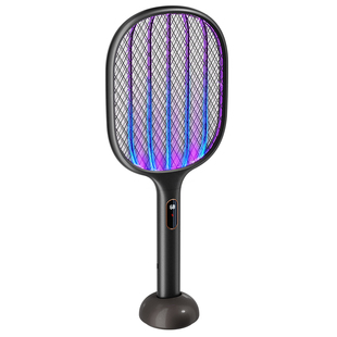 【王炸新品】质零全新蓝紫变频诱蚊技术电蚊拍锂电池充电小米灭蚊