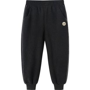 巴拉巴拉童装儿童加绒长裤男女童秋冬装慢跑裤子加绒保暖加厚运动