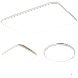 2024客厅led吸顶灯方形简约现代主卧室房间灯天猫精灵手机遥控灯