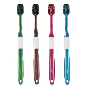 健牌清新螺旋细丝软毛宽头牙刷温和洁齿亮白男女情侣成人通用家庭