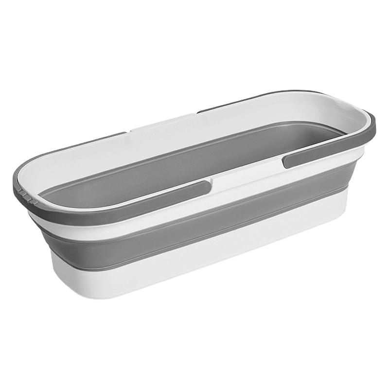 拖地折叠水桶塑料拖把桶长方形储水拖地盆带轮拖地桶大容量水桶