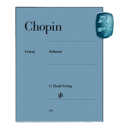 亨乐原版 肖邦 谐谑曲全集 钢琴独奏带指法 Chopin Scherzi br HN886
