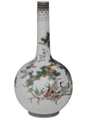 景德镇陶瓷器大师手绘粉彩