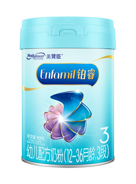 美赞臣铂睿3段奶粉909g6罐含DHA
