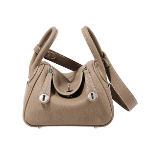 Bag of parody琳迪包包女2025新款真皮手提医生包单肩斜挎枕头包