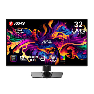 msi微星32寸商用OLED显示器第四代QD-OLED面板4K高清240Hz HDR500
