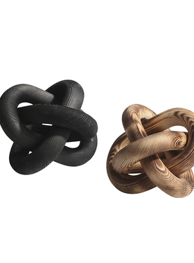 新中式复古做旧木雕装饰品摆件